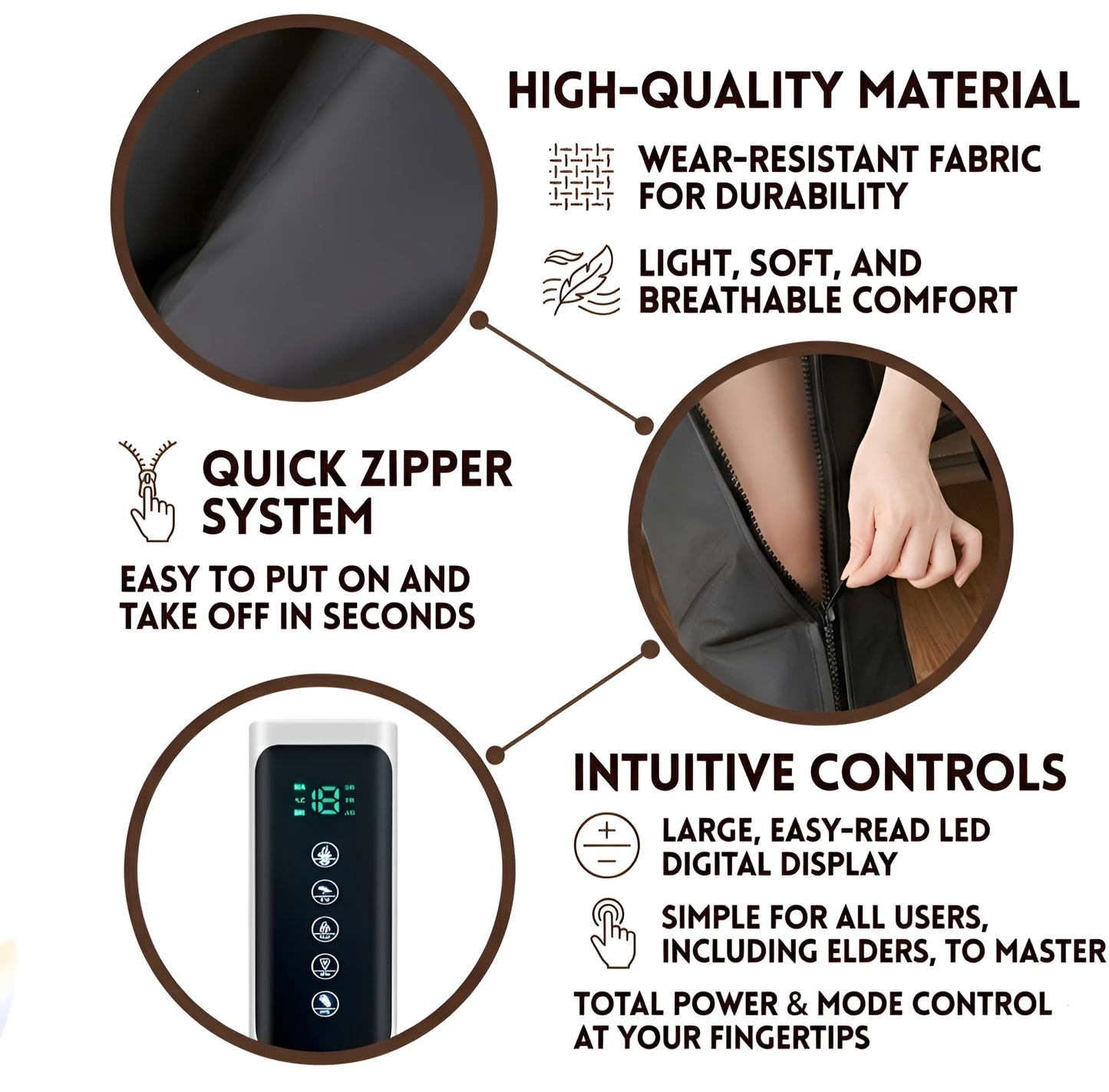 Air Compression Leg & Foot Massager